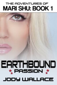 cover for earthbound passion by jody wallace, a science fiction romance parody
