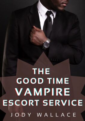 the good time vampire escort service book is a handsome black man in a suit looking to the side